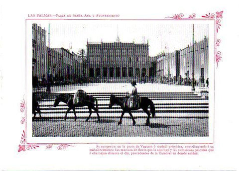 LAMINA V31777: Las Palmas. Plaza de Santa Ana y Ayuntamiento