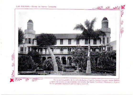 LAMINA V31776: Las Palmas. Hotel de Santa Catalina