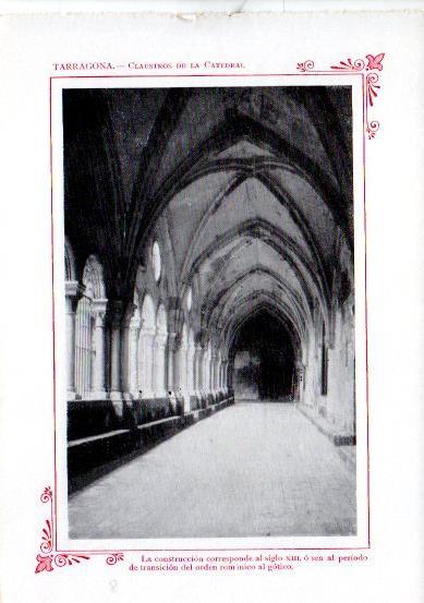 LAMINA V31769: Tarragona. Claustros de La Catedral