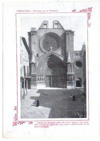 LAMINA V31762: Tarragona. Fachada de La Catedral