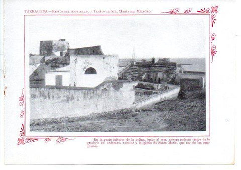 LAMINA V31761: Tarragona. Restos del Anfiteatro y Templo de Sta. Maria del Milagro