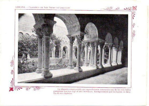 LAMINA V31793: Gerona. Claustros de San Pedro de Galligans