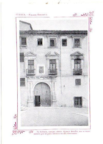 LAMINA V31822: Cuenca. Palacio Episcopal