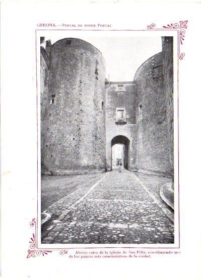 LAMINA V31804: Gerona. Portal de sobre Portas