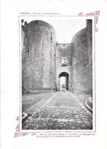 LAMINA V31804: Gerona. Portal de sobre Portas