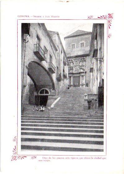 LAMINA V31802: Gerona. Subida a San Martin