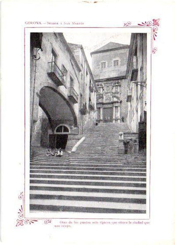 LAMINA V31802: Gerona. Subida a San Martin