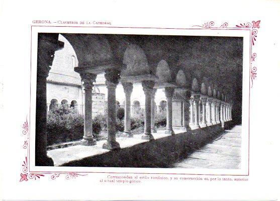 LAMINA V31792: Gerona. Claustros de La Catedral