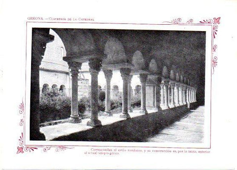 LAMINA V31792: Gerona. Claustros de La Catedral