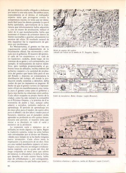 LAMINA V32276: Empleo del soplete relieve tumba de Ti, Saqqara