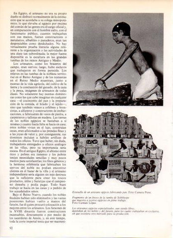 LAMINA V32277: Estatuilla artesano egipcio fabricando pan