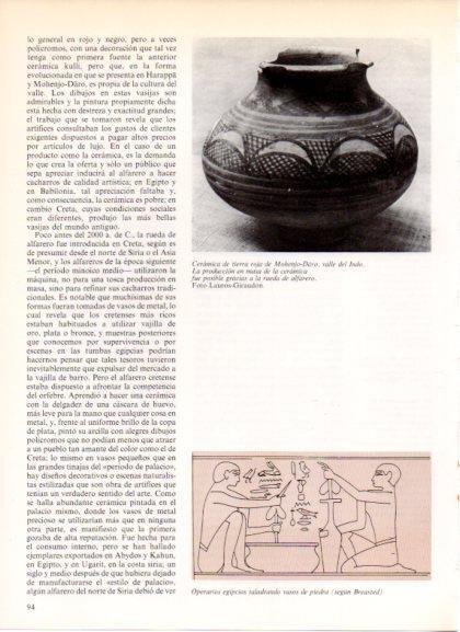 LAMINA V32278: Ceramica de Mohenjo-Daro, Valle del Indo