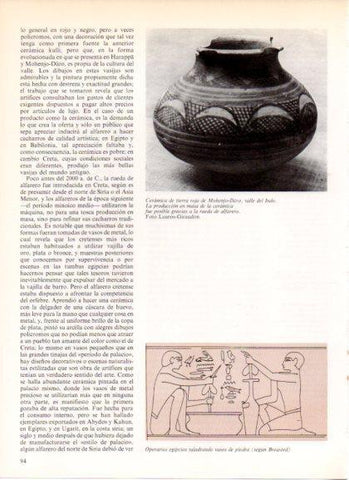 LAMINA V32278: Ceramica de Mohenjo-Daro, Valle del Indo