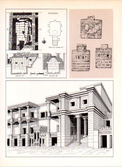 LAMINA V32270: Palacio de Minos reconstruccion según Evans