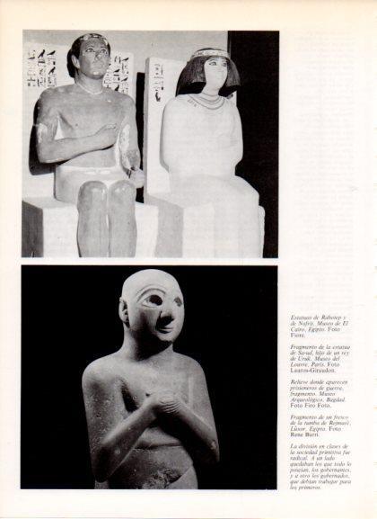LAMINA V32256: Estatuas de Rahotep,  Nofrit y Sa-ud hijo de Uruk