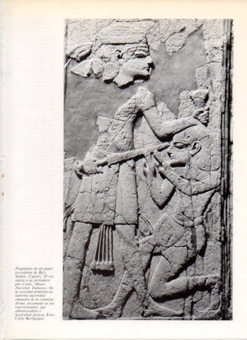 LAMINA V32259: Fragmento de un panel procedente de Ra´s Samra (Ugarit)