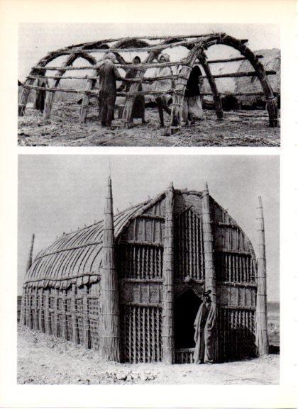 LAMINA V32264: Cabañas de los pantanos del sur de Iraq
