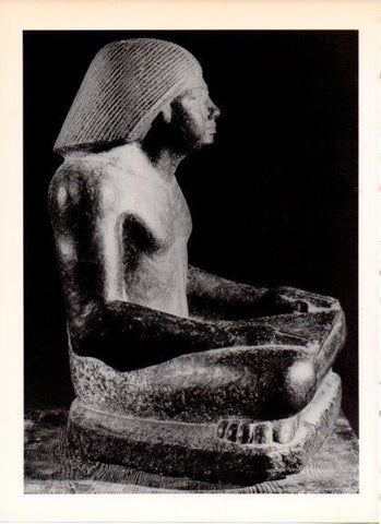 LAMINA V32328: Estatua de un escriba de la V dinastia