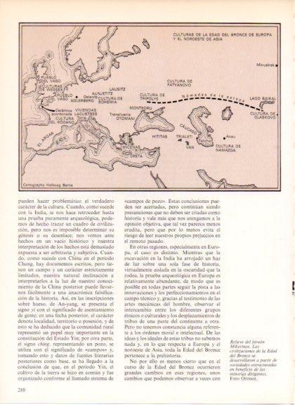 LAMINA V32329: Mapa culturas de la Edad del Bronce de Europa y Noroeste de Asia