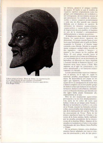 LAMINA V32332: Cabeza griega en bronce