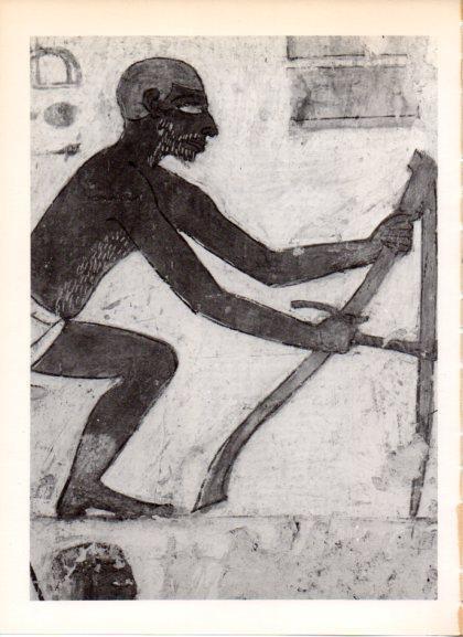 LAMINA V32296: Fresco de la tumba del visir Rejmare detalle