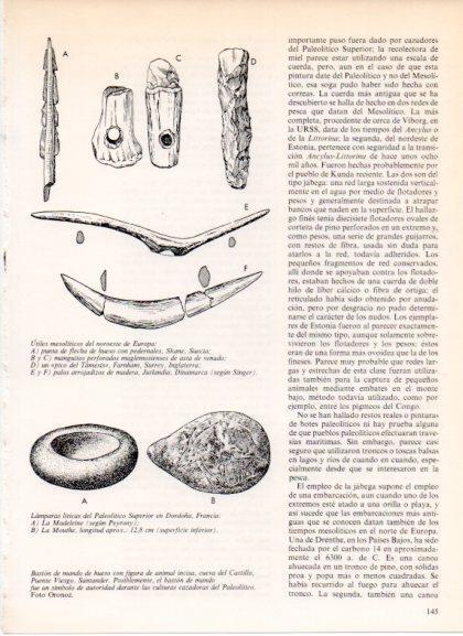 LAMINA V32182: Utensilios mesoliticos del noroeste de Europa