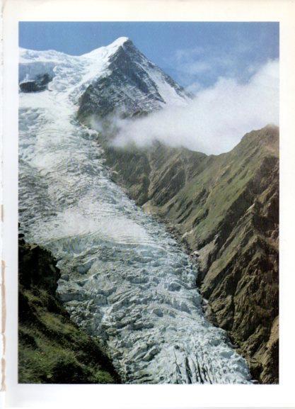 LAMINA V32154: Glaciar de Taconnaz en el Montblanc, Francia