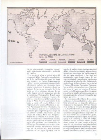 LAMINA V32161: Mapa del mundo principales razas de la humanidad