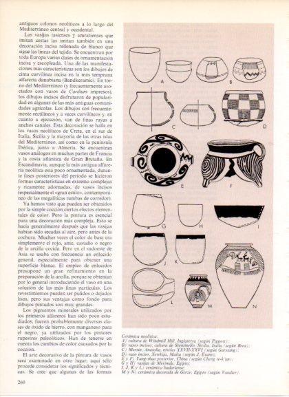 LAMINA V32215: Vasos y vasijas de ceramica cultura neolitica