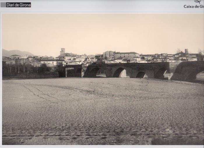 LAMINA V31584: Castello d'Empuries. Vista parcial. Pont Velll i riu la Muga