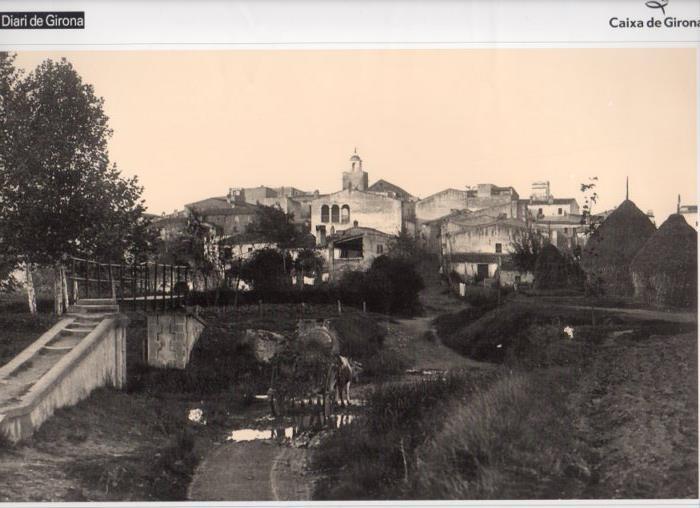 LAMINA V31558: Vista parcial de Vidreres, Girona