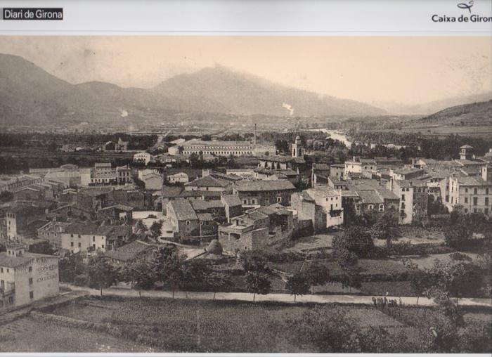 LAMINA V31562: Angles, Girona, vista parcial 