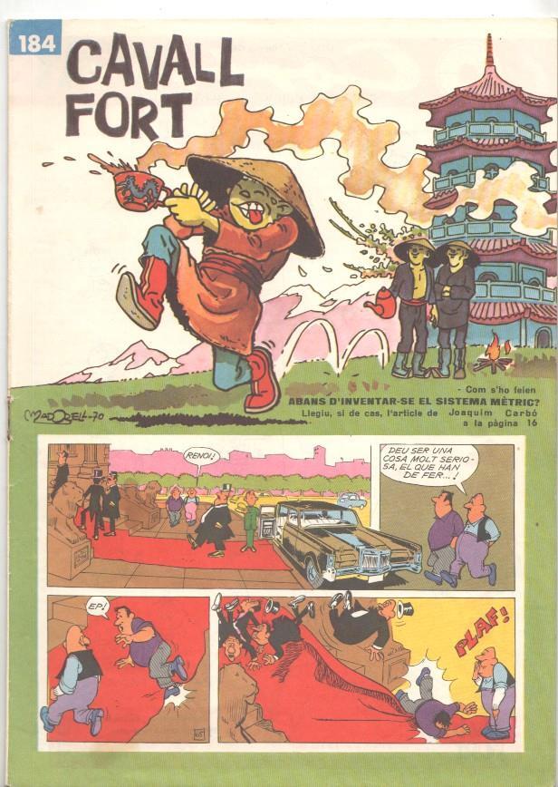 Revista Cavall Fort numero 184, setembre 1970 - Com s'ho fein abans d'inventar-se el sistema mètric?