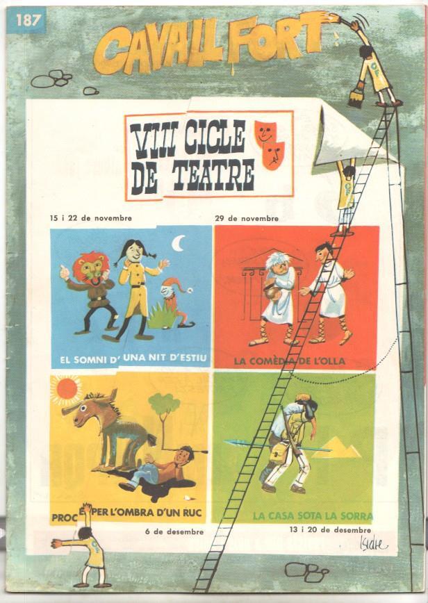 Revista Cavall Fort numero 187, novembre 1970 - VIII cicle de teatre