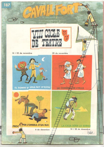 Revista Cavall Fort numero 187, novembre 1970 - VIII cicle de teatre