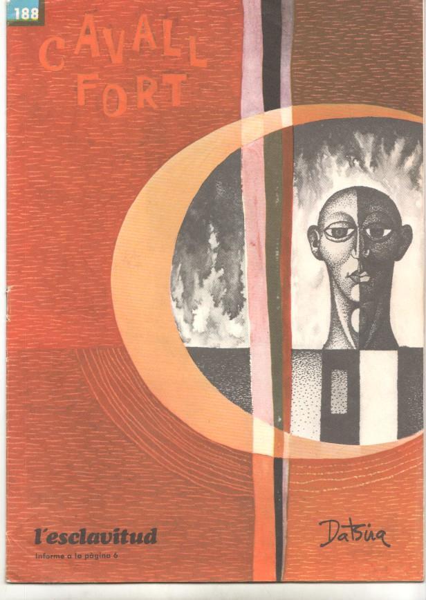 Revista Cavall Fort numero 188, novembre 1970 - l'esclavitud