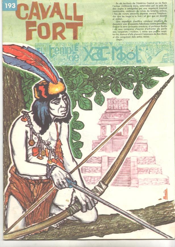 Revista Cavall Fort numero 193, gener 1971 - El temple de Xac-Mool per Carles Macià
