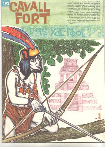 Revista Cavall Fort numero 193, gener 1971 - El temple de Xac-Mool per Carles Macià