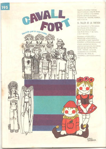 Revista Cavall Fort numero 195, febrer 1971 - El taller de la fantasia