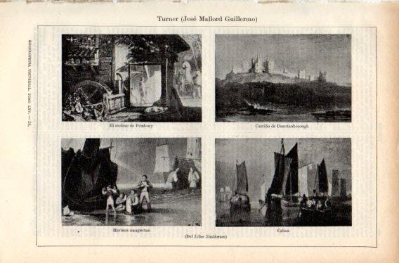 LAMINA V32724: Obras del Liber Studiorum por Turner