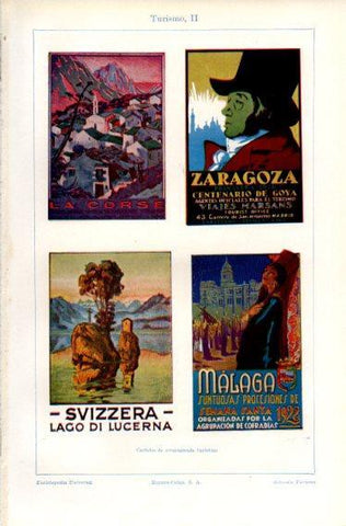 LAMINA V32698: Carteles de propaganda turistica II