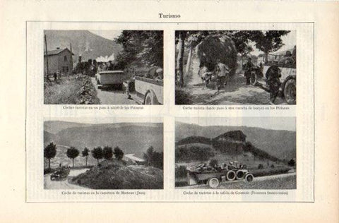 LAMINA V32702: Coches de turistas