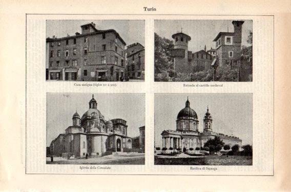 LAMINA V32703: Edificios en Turin