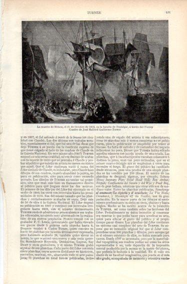LAMINA V32708: La muerte de Nelson por Turner