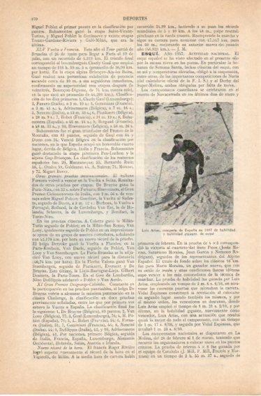 LAMINA V32734: Luis Arias campeon de esqui en 1957