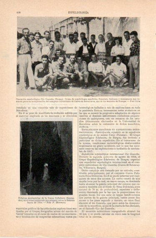 LAMINA V32743: Operación espeleologica Ojo Guareña Burgos