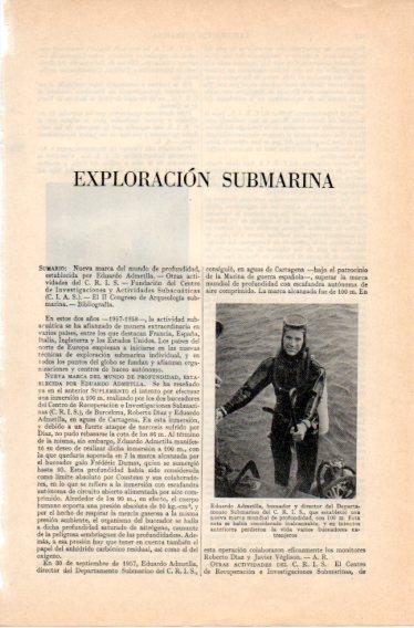 LAMINA V32746: Eduardo Admetlla buceador