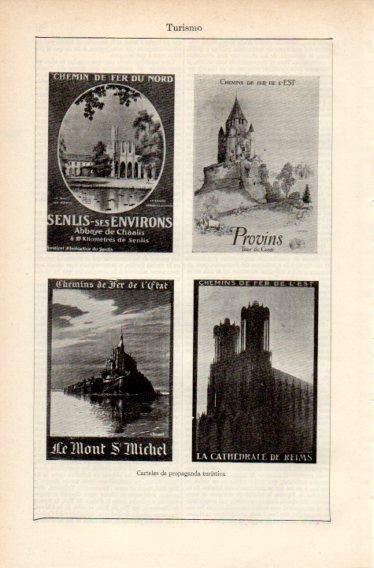 LAMINA V32696: Carteles de propaganda turistica