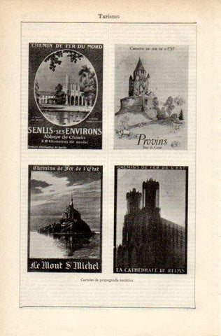 LAMINA V32696: Carteles de propaganda turistica