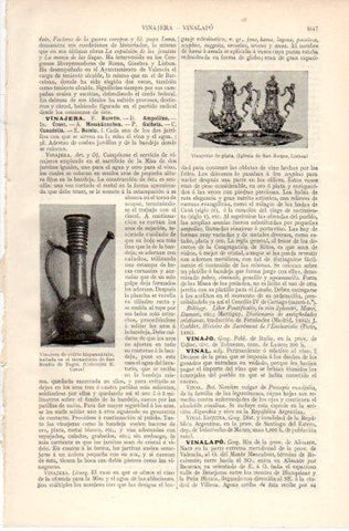 LAMINA V32630: Vinajeras de plata